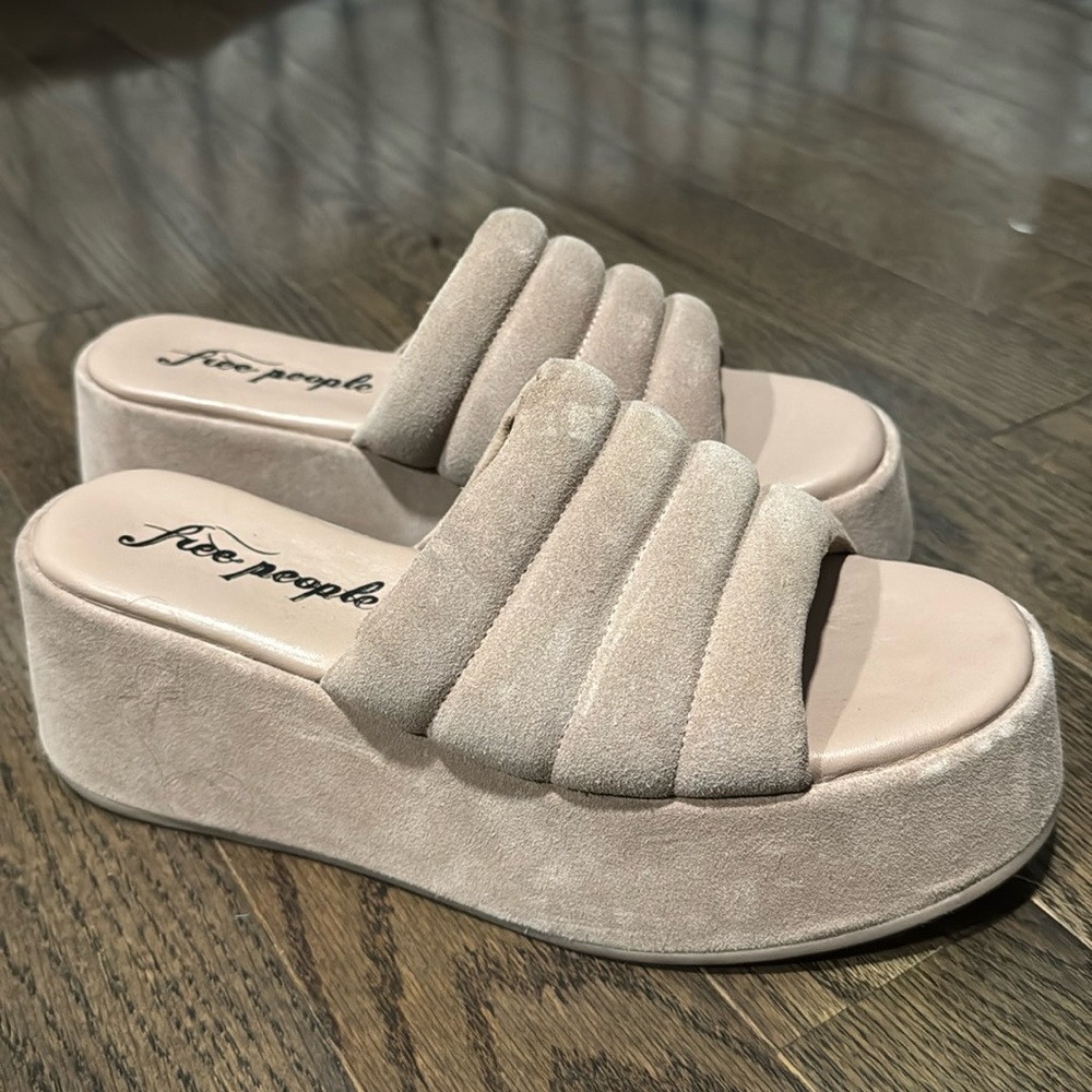 Almost Paradise Free People Platform Sandals